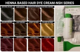 12 colors henna hair dye cream nisha nsh series thumb200