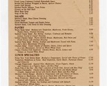 Morton&#39;s of Chicago The Steakhouse Lunch &amp; Dinner Menu Nashville Tenness... - $17.82