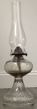 VTG Finger Oil lamp Round Pedestal Base-P.A. Manufacturing Waterbury, Conn - £39.14 GBP