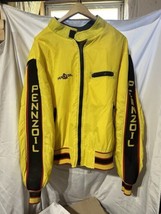 Vintage Pennzoil Racing Jacket Full Zip Windbreaker Men&#39;s XXL by K-Brand - $59.39