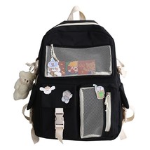 Men s backpack fashion waterproof rucksack for teen girls school bags cute student book thumb200