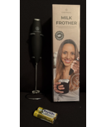 ChefWave Handheld Milk Frother  Black with Stand NEW - $25.75 CAD