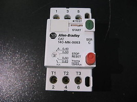 Allen Bradley 140-MN-0063 Series C Manual Motor Starter USED - $16.15