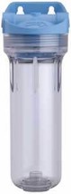 Pentek - Standard 10" 3G Filter Housing - Blue Cap/Clear Sump - Integrated Brack - $44.99