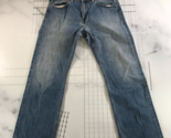 Polo Ralph Lauren Jeans Mens 32x30 Blue Faded Straight Leg Classic 807 - $27.74