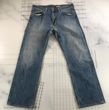 Polo Ralph Lauren Jeans Mens 32x30 Blue Faded Straight Leg Classic 807 - $27.74