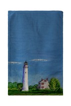 Betsy Drake Fenwich Island Lighthouse Beach Towel - £54.94 GBP