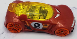 Hot Wheels 2020 Action Series High Voltage Red with Orange 5 Spoke Wheels - $4.94