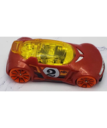 Hot Wheels 2020 Action Series High Voltage Red with Orange 5 Spoke Wheels - $6.77 CAD