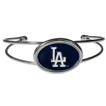 Los Angeles Dodgers Team Logo Adjustable Bangle Bracelet - £6.73 GBP
