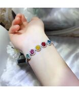 5 Carat 925 Sterling Silver Moissanite Bracelet - $284.44