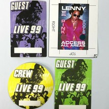 Lenny Kravitz Pink Black Crowes 4 Guest Crew Concert Pass Otto Sticker L... - £28.06 GBP
