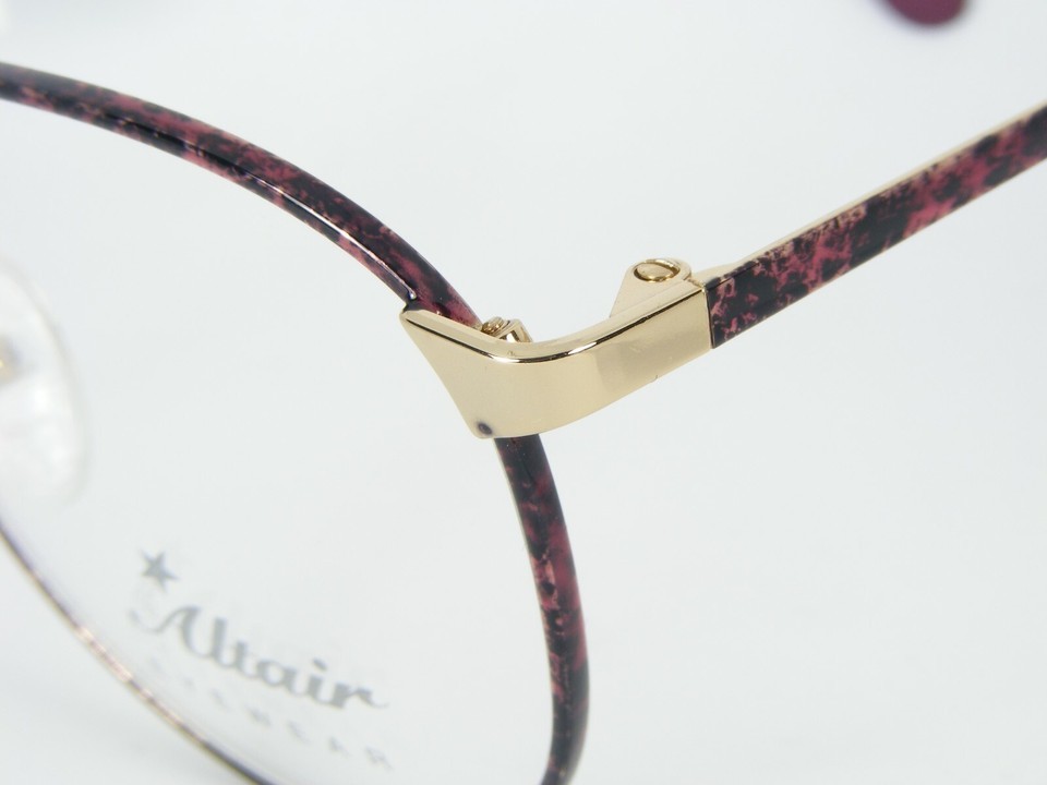 NEW W/ TAG Altair 330 BURGUNDY EYEGLASSES GLASSES METAL FRAME 53-16-135mm France Item image 3