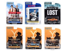 "Hollywood Series" Set of 6 pieces Release 38 1/64 Diecast Model Cars by Greenl - $69.92