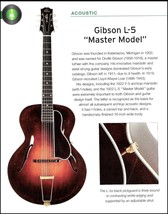1922 Gibson L-5 Master Model + 1986 G&amp;L ASAT Deluxe guitar history article - $4.23