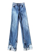 Revice Flare Eclipse Jeans 00 Womens High Rise Straight Leg Denim Medium Wash - £46.38 GBP