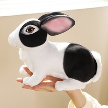 Cute Rabbit Plush Toys Simulation Wild Rabbit Dolls Stuffed Soft Cartoon Animal  - £17.93 GBP