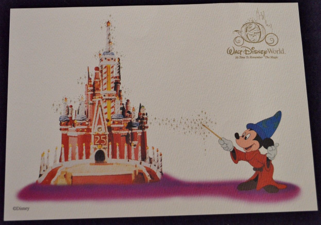 Walt Disney World 1996 Twenty-Five Years Lithograph AT&T Exclusive New - $9.99