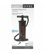 Intex ~ Double Quick III S Hand Pump ~ 14.5" ~ Black ~ Hi Output ~ Air Pump - €30,14 EUR Intex ~ Double Quick III S Hand Pump ~ 14.5" ~ Black ~ Hi Output ~ Air Pump - €30,14 EUR