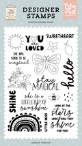 Echo Park Stamps-Born To Be, Dream Big Little Girl - £13.88 GBP