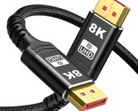 Vesa Certified 1.4 8K Displayport Cable 10Ft, Dp Cable 10Ft (8K@60Hz, 4K... - $19.99