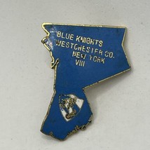 Westchester County New York Blue Knights Motorcycle Police Club Lapel Hat Pin - $14.95