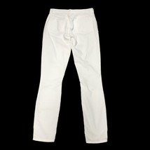 Theory Pants Womens Size 26 Billy Skinny Corduroy White Stretch Flat Front - £26.89 GBP