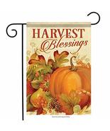 Harvest Bounty Thanksgiving Garden Flag-2 Sided Message,12&quot; x 18&quot; - $19.85