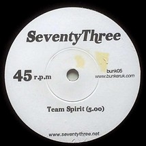 SeventyThree/The Spheres - Team Spirit / My-Baby-By Me [7&quot; 45 rpm] UK Import - £8.92 GBP