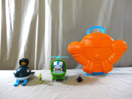 Octonauts Octopod Creatures On The Go Carry Case + Green Helicopter + Orca Whale - £65.90 GBP