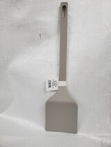 2- 13" Room Essentials Solid Turner Spatula Gray 3.25" Wide Dishwasher Safe image 3