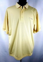 Columbia PFG Large Mens Perfect Cast Polo Shirt Omni-Shade Yellow Fishing Gear - £14.91 GBP
