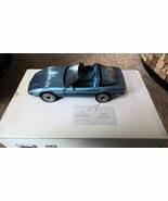 FRANKLIN MINT 1984 Corvette Stallion Blue B11VB58 1:24 Diecast - $93.10