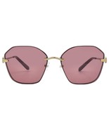 Tory Burch TY6081 Women&#39;s Sunglasses Shiny Gold Metal/Solid Bordeaux in ... - $103.95