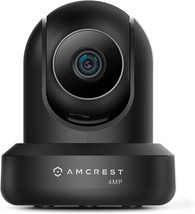 The Amcrest 4Mp Prohd Indoor Wifi Camera, Security Ip Camera With Pan/Tilt, - £58.29 GBP