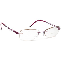 Silhouette Eyeglasses 6767 40 6057 7661 Titan Purple Rimless Austria 51[... - £157.31 GBP