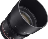 Samyang Syds85M-Nex Vdslr Ii 85Mm T1.5 Cine Lens For Sony, Mount Cameras... - $347.94