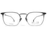 STATE Eyeglasses Frames OSAKA SILVER COBALT Blue Square Full Rim 54-20-145 - £223.24 GBP