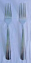 2 Oneida Stainless Dinner Forks - £13.53 GBP
