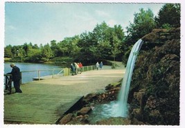 Holland Netherlands Postcard Apeldoorn Waterval Berg en Bos Waterfall - $2.05