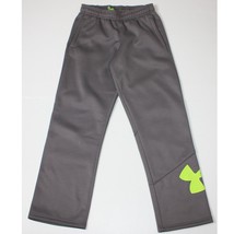 Under Armour Boy&#39;s Cold Gear Loose Track Pants in Gray with Side Logo size YMD - $7.99