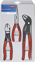 KNIPEX 002008US2 3 Piece Mutli Plier Set - 8&quot; Cutter, 8&quot; Long Nose, 10&quot; ... - £125.80 GBP