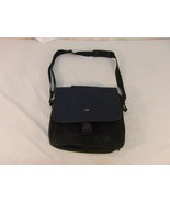 Icon Black Blue Small Laptop Bag Carrying Handle Shoulder Strap 2 Pocket... - $203.95 MXN