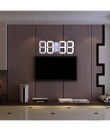 Digital LED Remote Control Wall Clock - £78.07 GBP