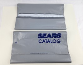 2x Vintage Sears Catalog Mailing Shipping Bag Poly Mailer 18" x 27" - £7.77 GBP