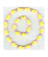 Childs Kids Girls Jewelry Sets Fun Colorful Beaded Hearts Star Pastel Bu... - £11.15 GBP