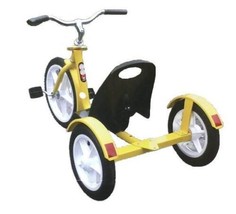 CHOPPER Style Tricycle - Amish Handcrafted Quality in Safety Yellow - $389.97