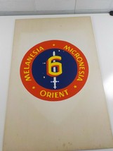 Original Rare USMC 6th Division Insignia Sign From a Recruiters Office - £66.88 GBP