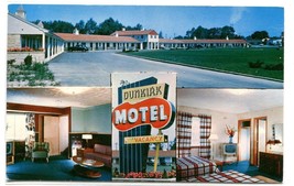 Dunkirk Motel Route 5 Lake Erie Dunkirk New York postcard - £4.63 GBP