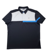 J Lindeberg Golf Polo Shirt Mens XXL Black Fieldsensor Performance - $505.41 MXN